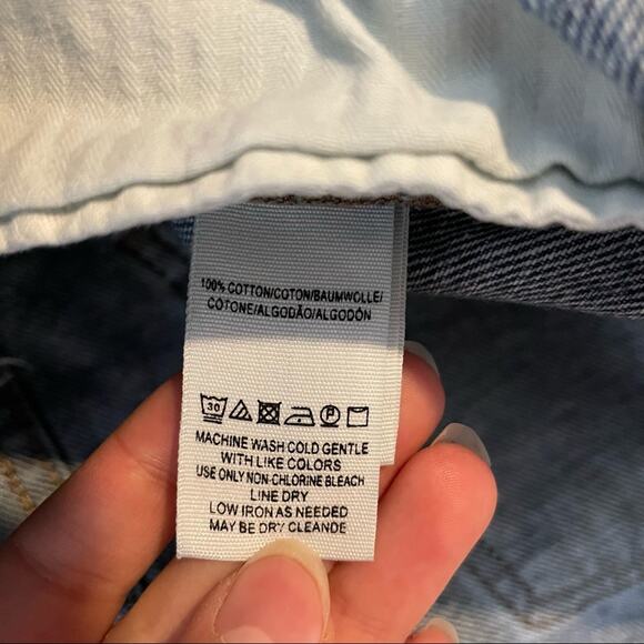 FREE PEOPLE/ We The Free Denim Skirt - Picture 3 of 5